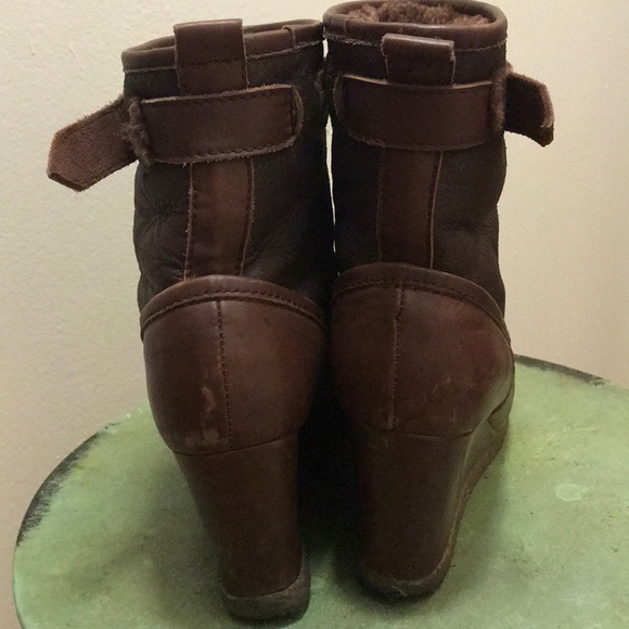 F Troupe fur lined booties - Picture 2 of 4
